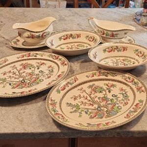 Johnson Brothers Indian Tree serving pieces lot of 7